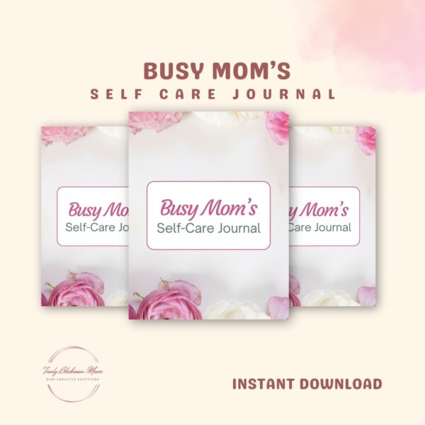 Busy Mom's Self Care Journal Mockup