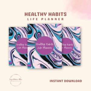 Healthy Habits Life Planner Mockup