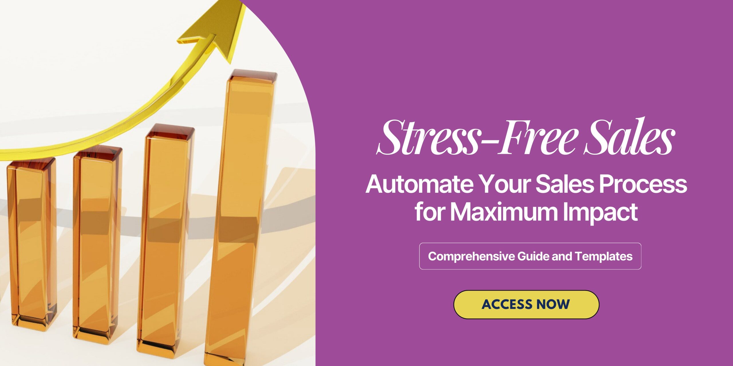 Stress Free Sales Website Banner