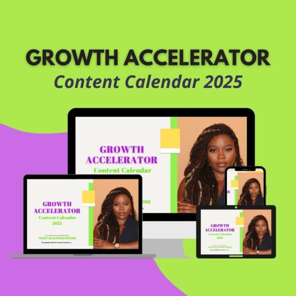 Growth Accelerator Content Calendar Mockup